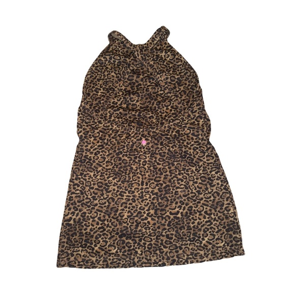 KiraGrace - Grace Halter with Criss-Cross Back Perfect Leopard Med Like New - Picture 5 of 7